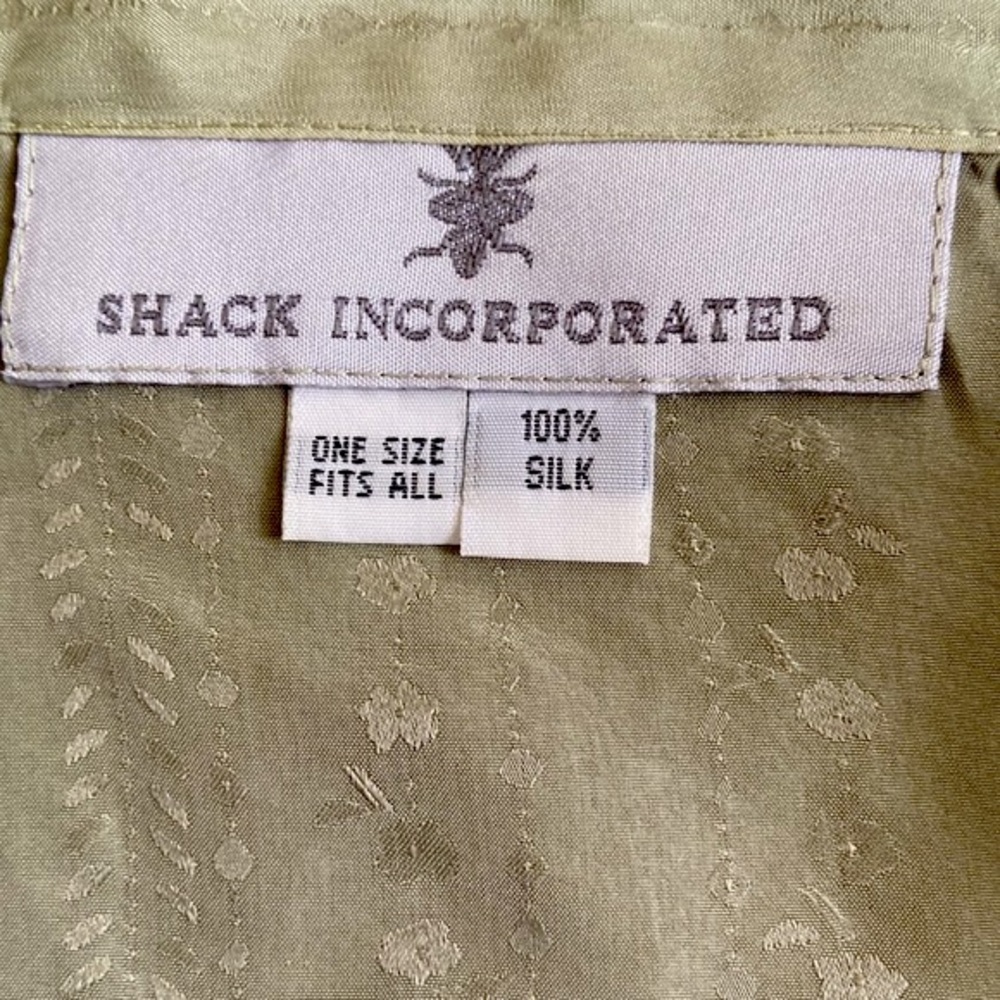 J. Morgan Puett and Shack, Inc.   Billowing, oversized silk over-shirt - Picture 6 of 12